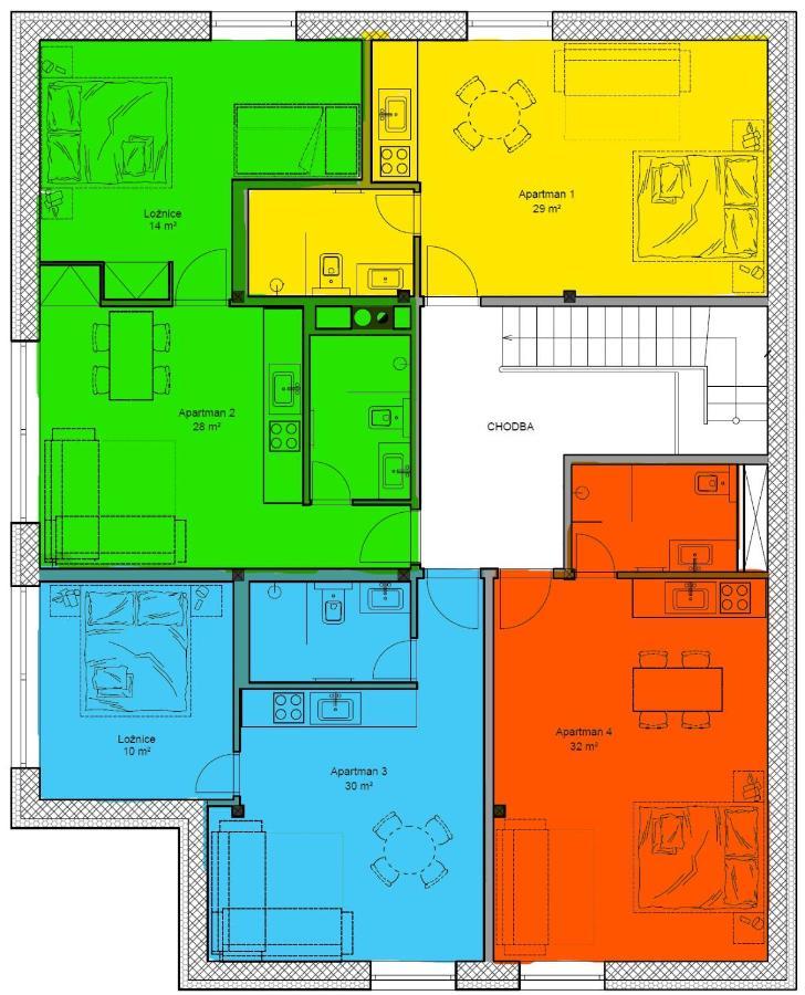 Apartmany Hacienda โบจิดาร์ ภายนอก รูปภาพ